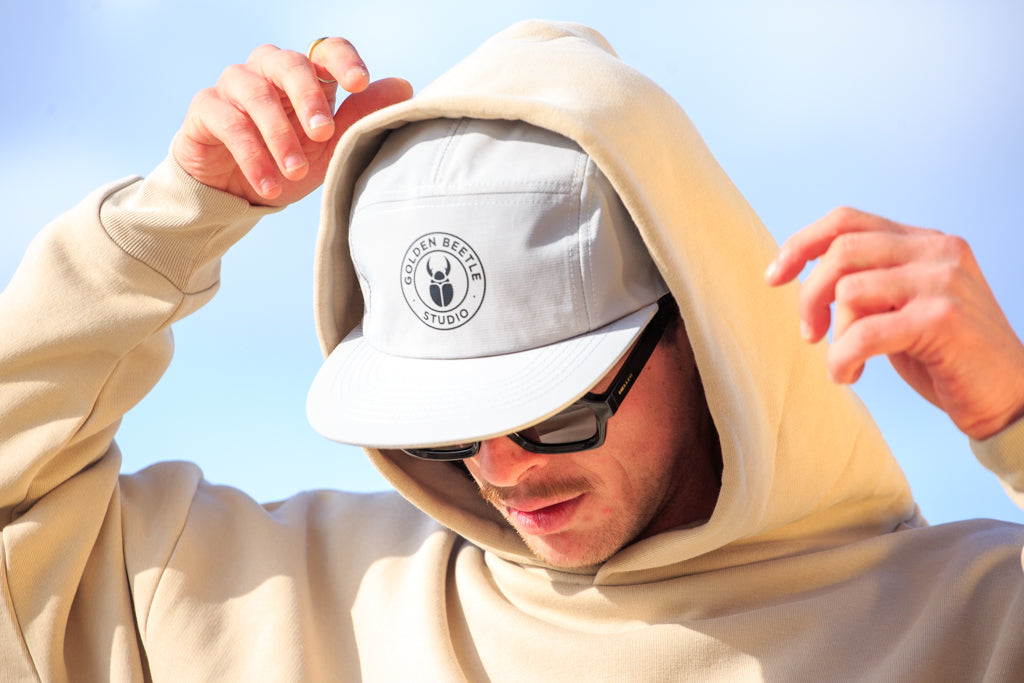 Emblem Nylon Silver Panel Cap