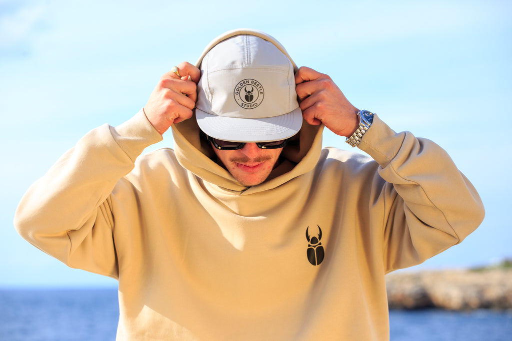 Emblem Nylon Silver Panel Cap