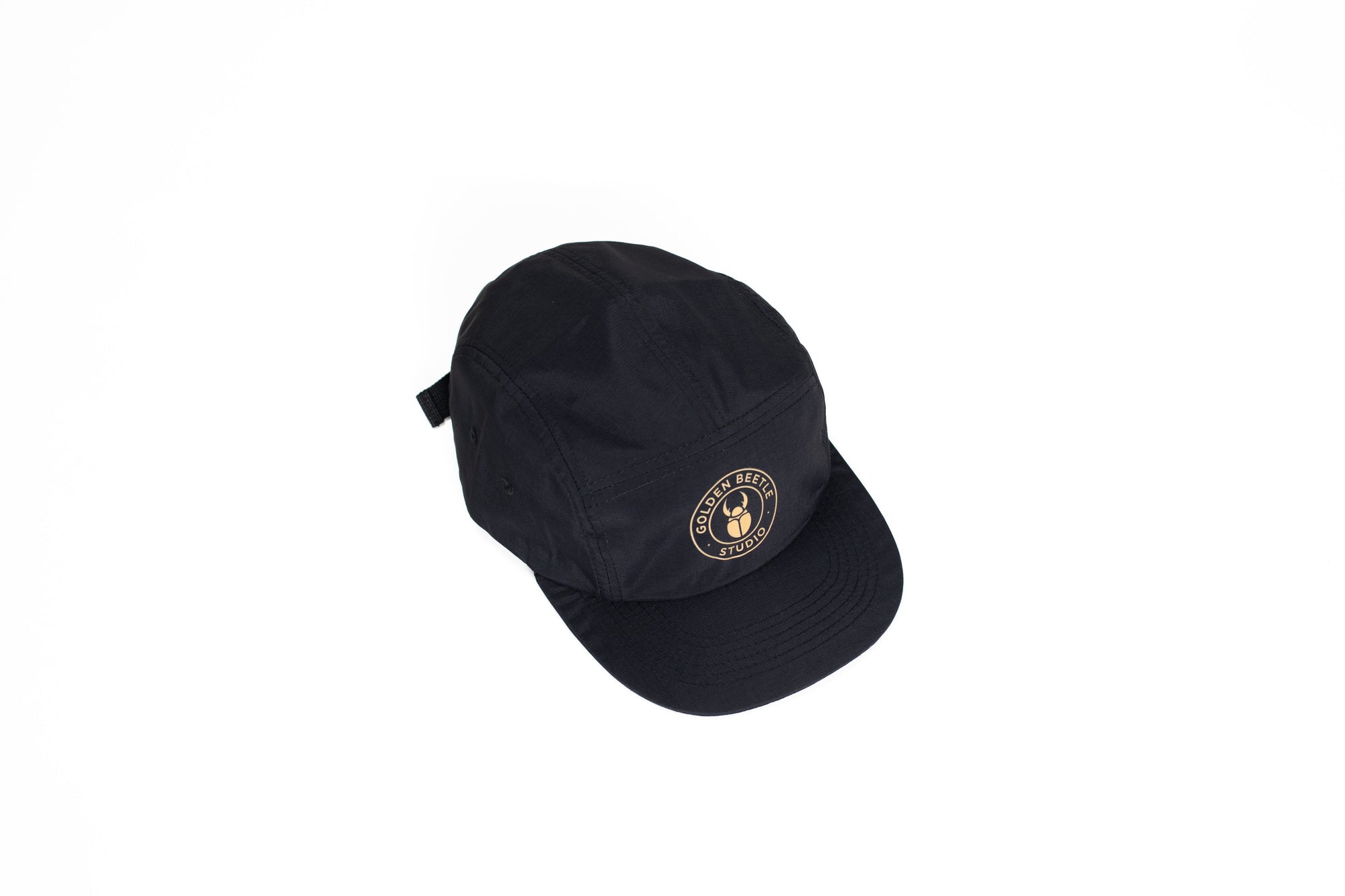 Emblem Nylon Black Panel Cap
