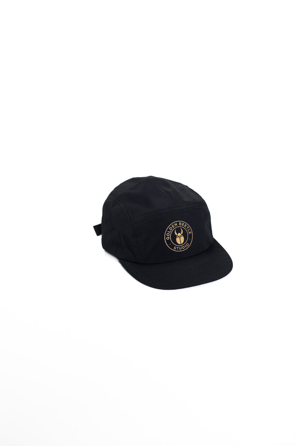 Emblem Nylon Black Panel Cap