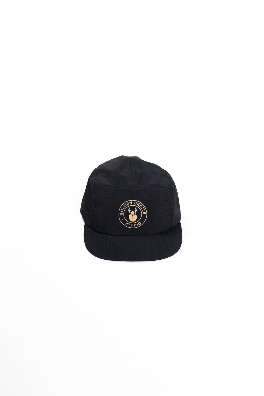Emblem Nylon Black Panel Cap