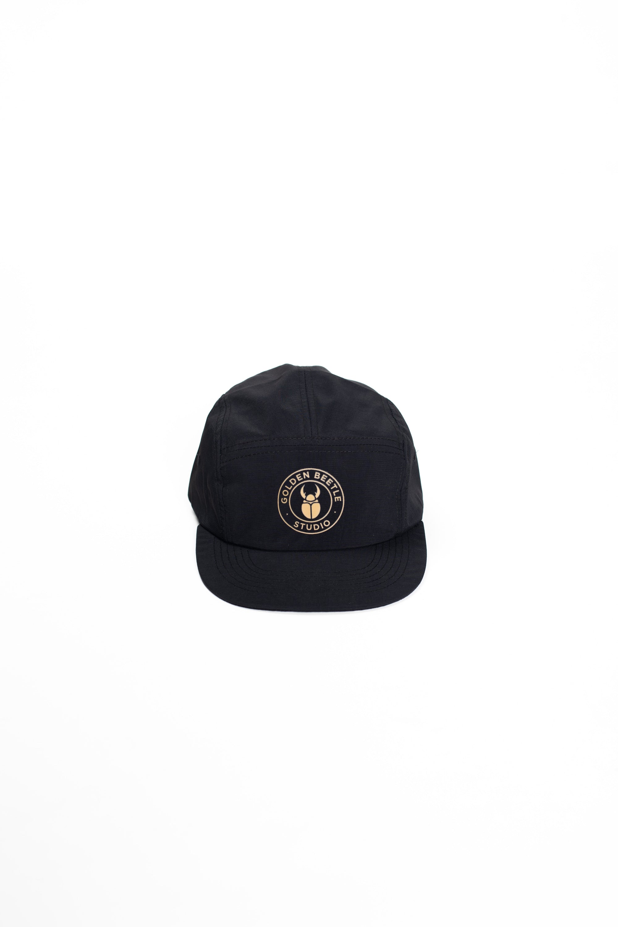 Emblem Nylon Black Panel Cap