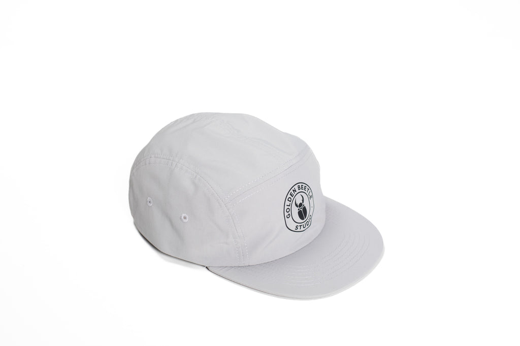 Emblem Nylon Silver Panel Cap