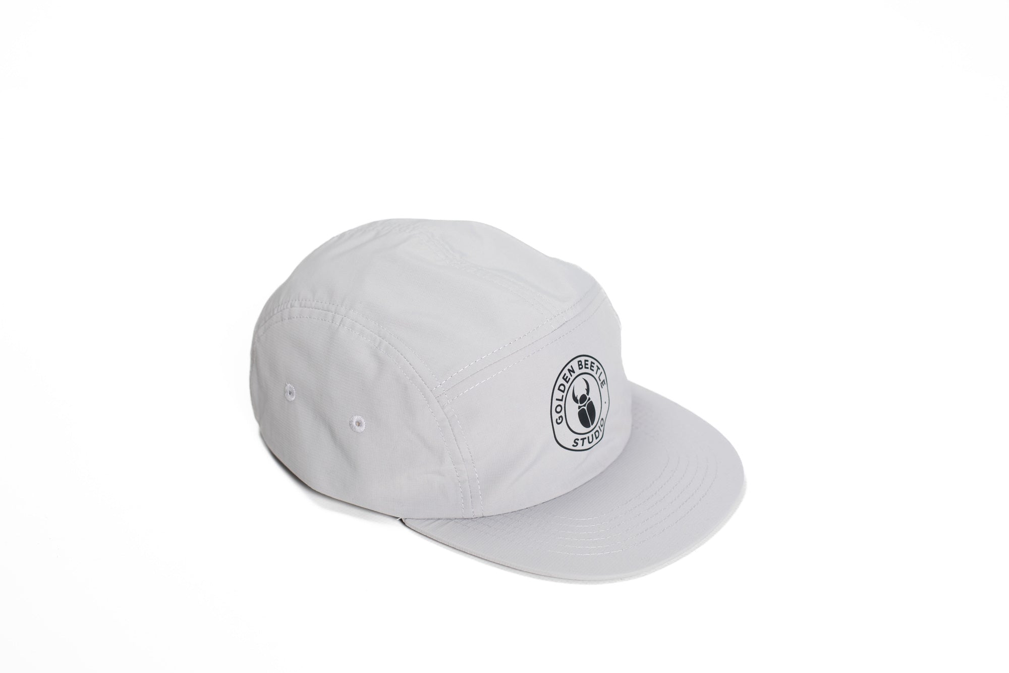 Emblem Nylon Silver Panel Cap