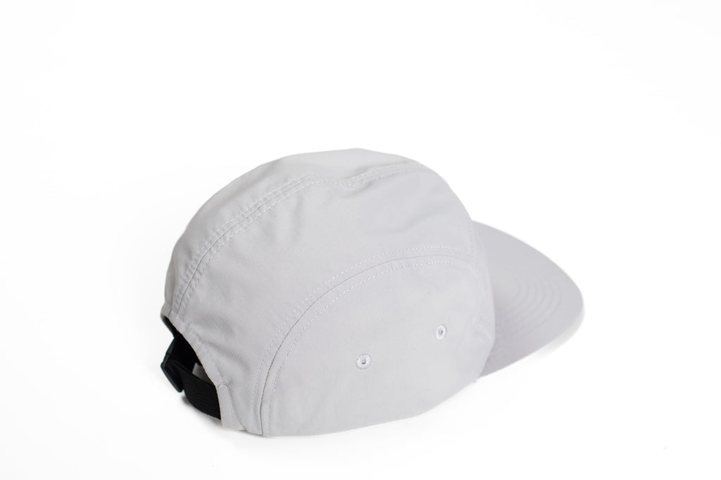 Emblem Nylon Silver Panel Cap