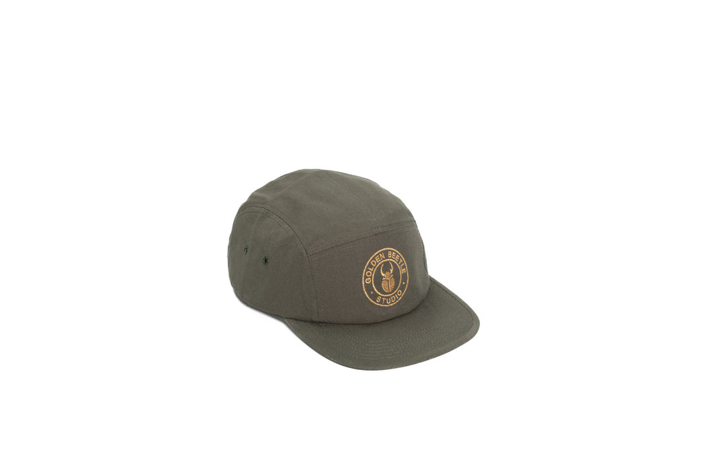 Emblem Olive Green Panel Cap
