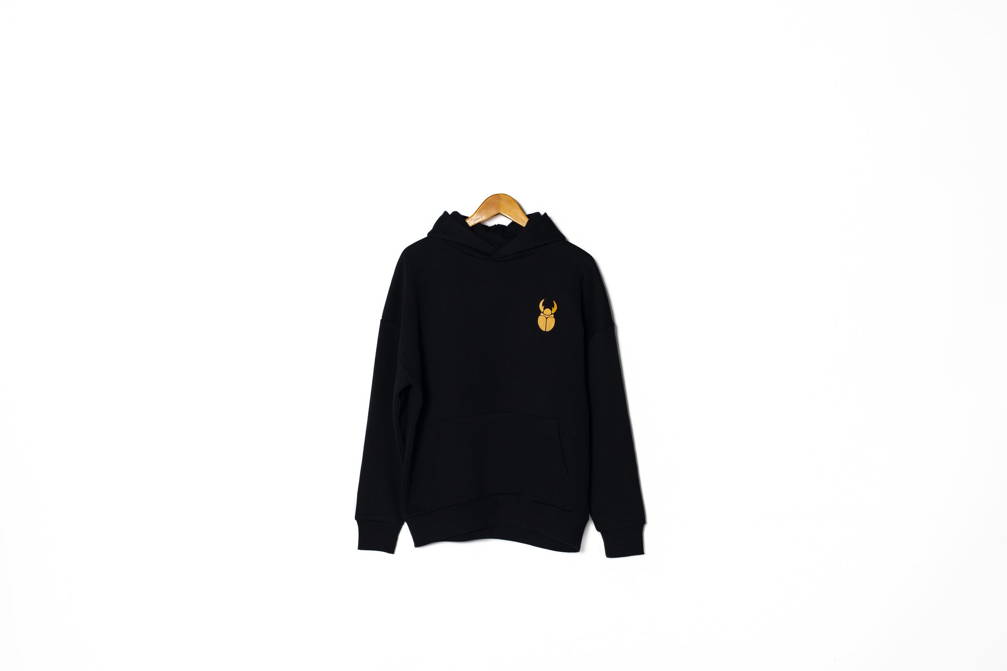 Emblem Black Hoodie Oversize