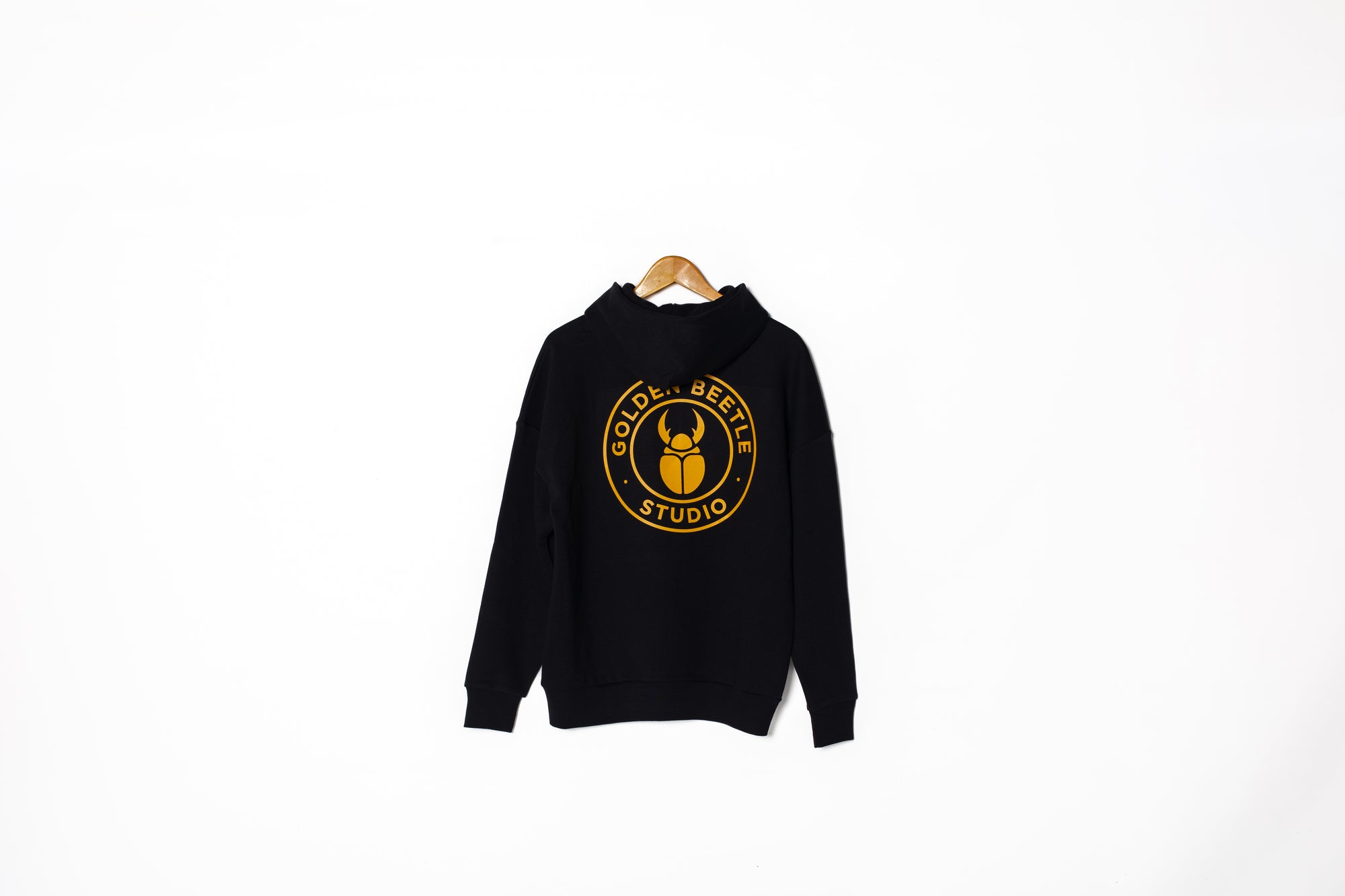 Emblem Black Hoodie Oversize