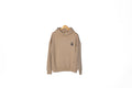 Emblem Beige Hoodie Oversize