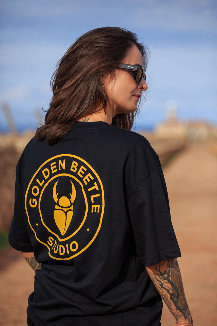 Emblem Black T-shirt Oversize