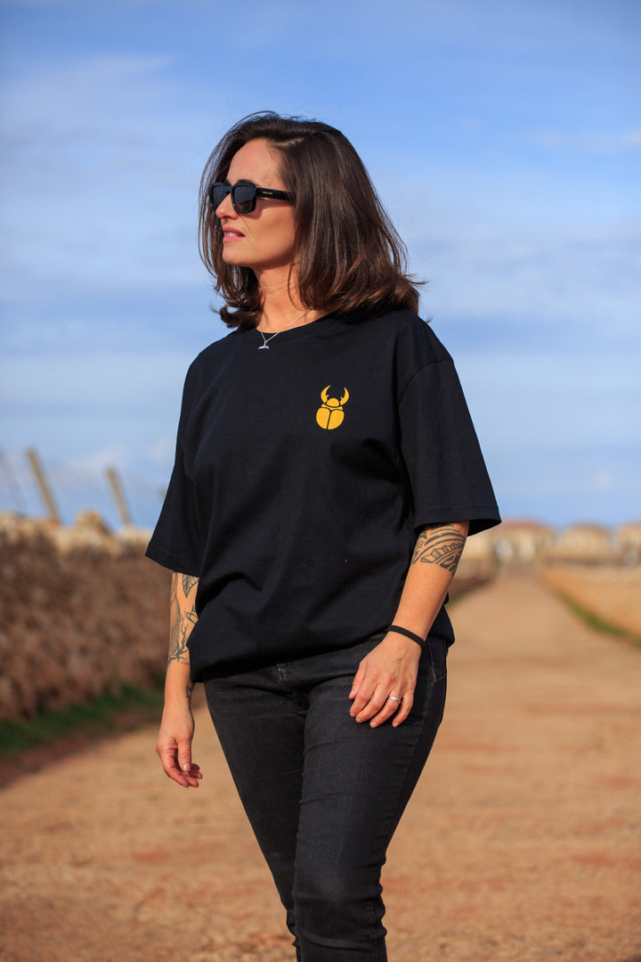 Emblem Black T-shirt Oversize