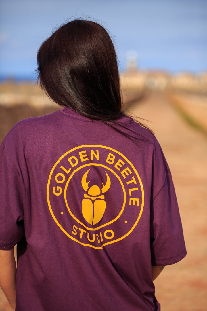 Emblem Purple T-shirt Oversize