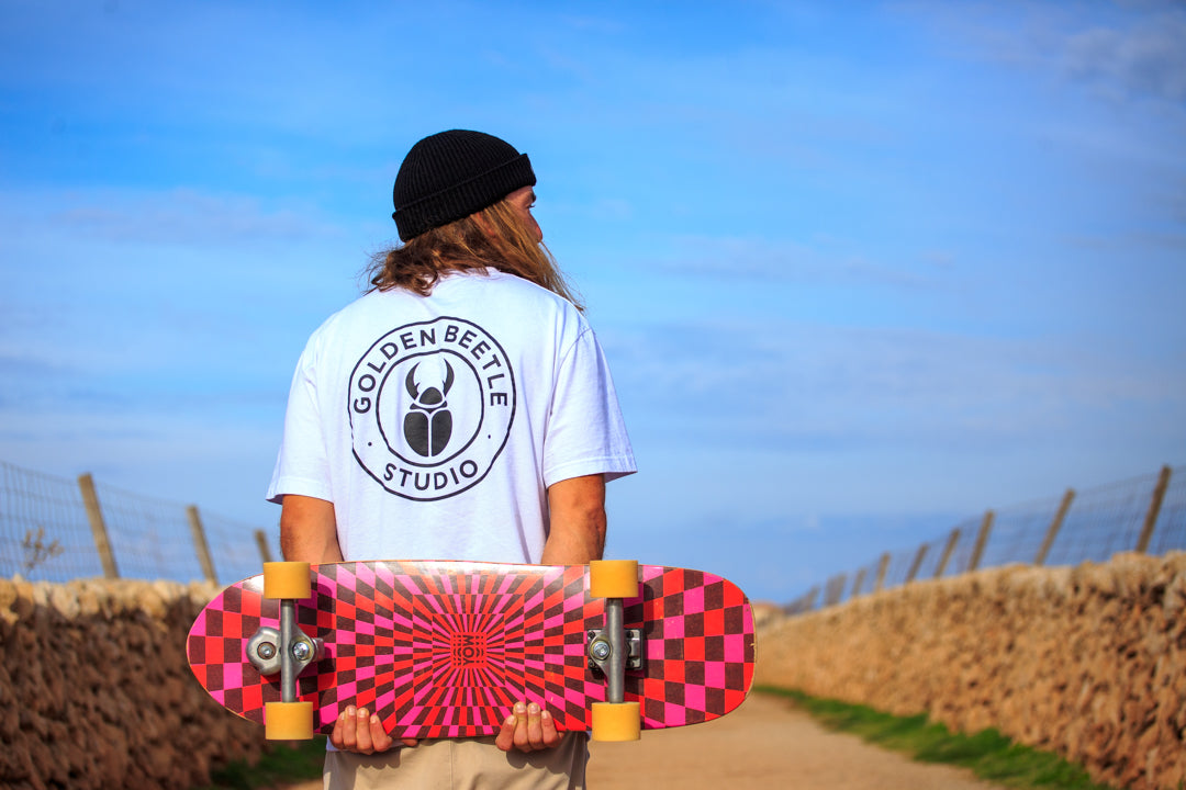 Emblem White T-shirt Oversize